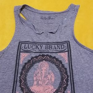 Lucky brand logo tank